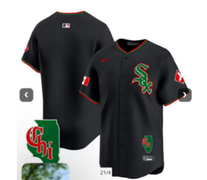Men 2025 Chicago White Sox blank Black Game Nike MLB Jersey 01->oakland athletics->MLB Jersey